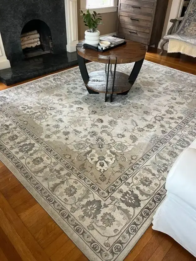 Traditional area rug after professional rug cleaning in New Castle, DE