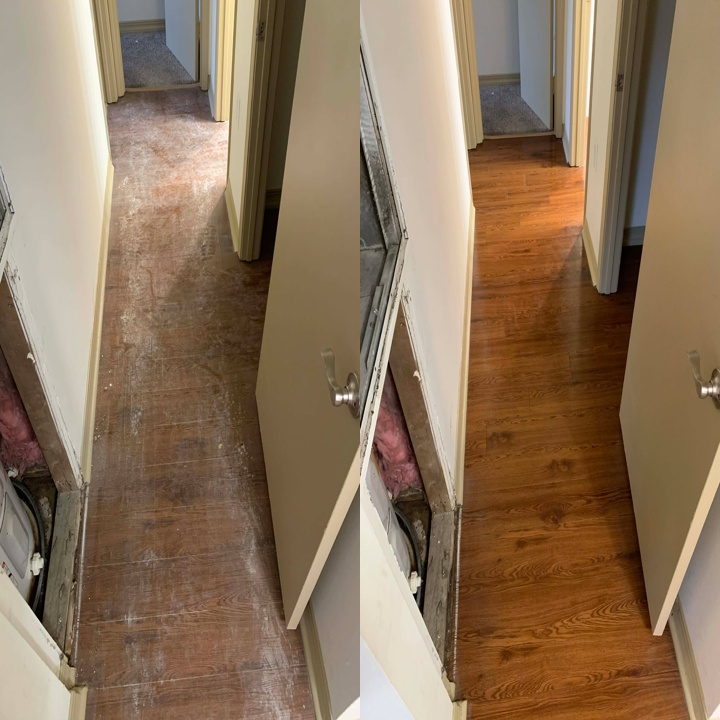 Vinyl Hard Surface Cleaning